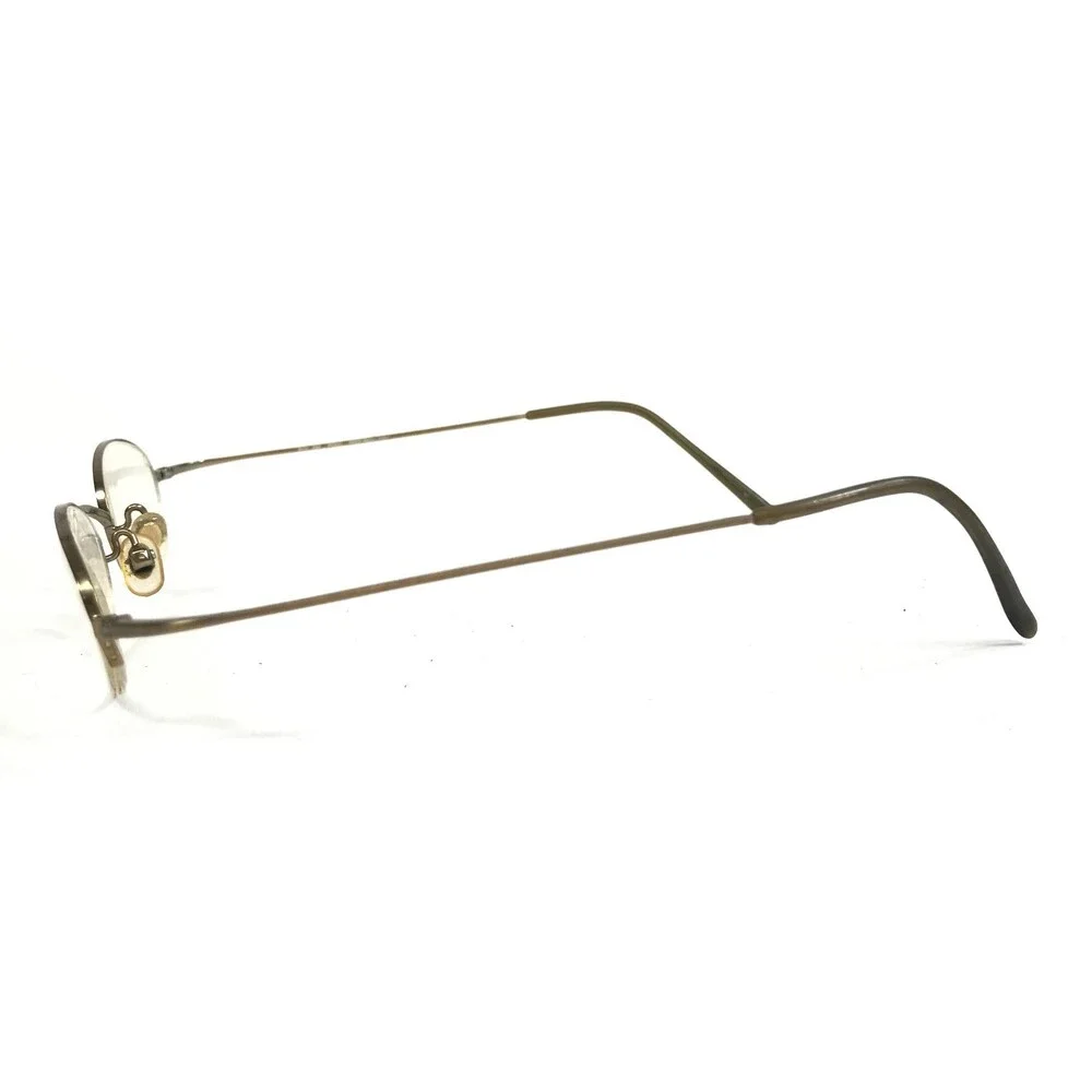 MODO Eyeglasses Frames MOD 898 AGD Gold Round with Clip On Lenses 43-22-145
